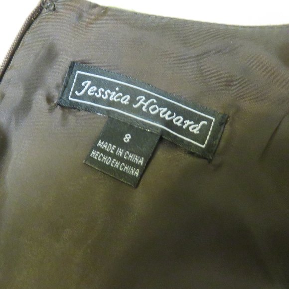 JESSICA HOWARD CIRCLE PRINT DRESS ** SIZE 8** - Picture 6 of 7